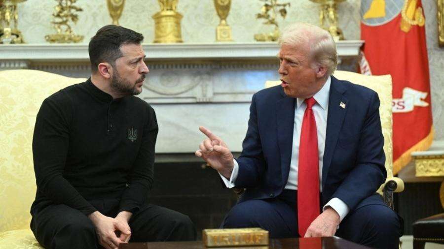 NYT sobre briga entre Trump e Zelensky: 'nunca vi isso em 30 anos'