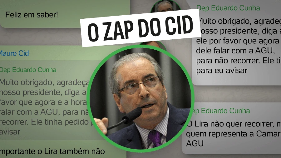 Eduardo Cunha pediu para Cid interceder com Bolsonaro a seu favor