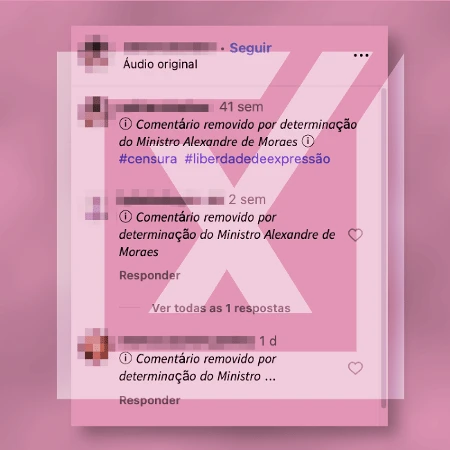 Moraes é ligado, sem prova, à suposta censura nas redes sociais
