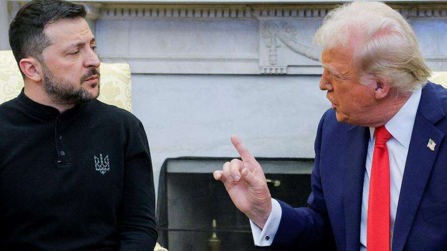 Trump manda recado para Zelensky: 'volte quando estiver pronto para a paz'