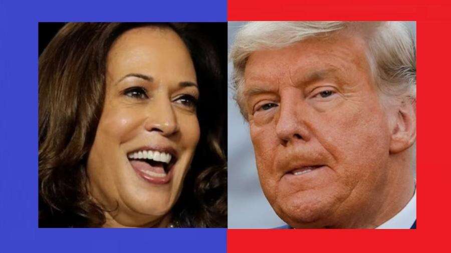 EUA: Trump tem 49% das inteções de voto; Kamala tem 46%, diz pesquisa CNN