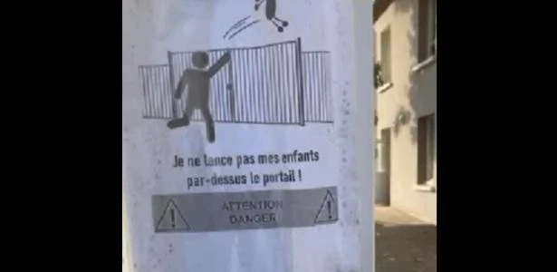 Escola pede que pais parem de jogar alunos atrasados por cima de portões