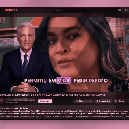 Preta Gil não escreveu carta a Bolsonaro; vídeo foi gerado por IA