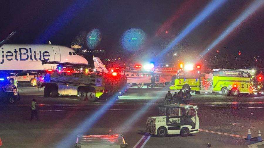 'Completa bagunça': 4 aviões colidem em dois acidentes em aeroporto nos EUA