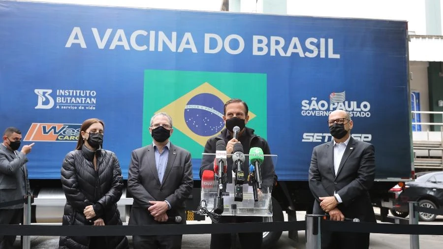 Butantan entrega mais 1 milhão de doses da CoronaVac; envios já somam 50 mi
