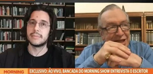 Olavo de Carvalho manda jornalista calar a boca e faz críticas a Bolsonaro