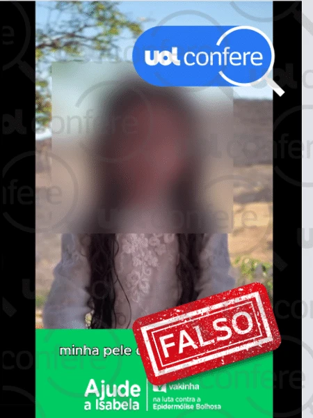 Campanha que pede doações para menina Isabela é falsa e leva a golpe