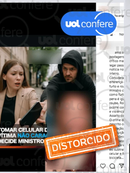 Posts distorcem decisão do STJ e insinuam que tomar celular não é crime