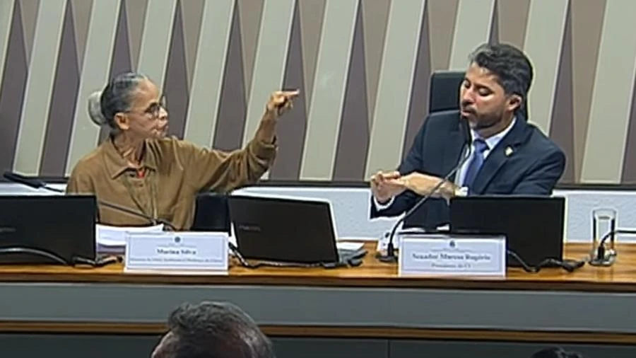 Senador do PL silencia Marina, que reage: 'Gostaria que eu fosse submissa'