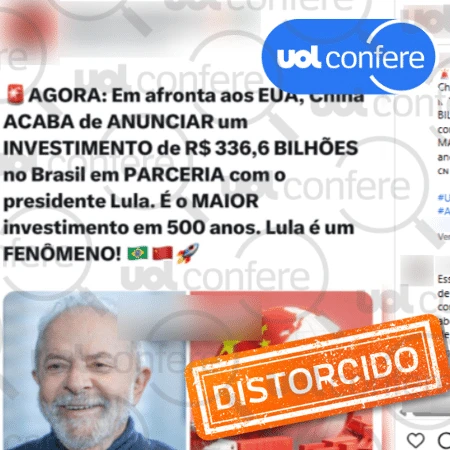 China investirá R$ 27 bilhões no Brasil, e não R$ 336,6 bilhões