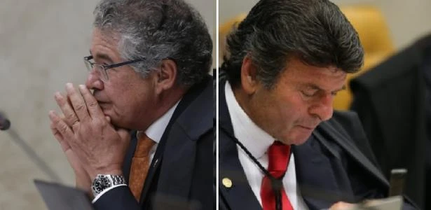 Todo poderoso, censor e autoritário, diz Marco Aurélio em bate-boca com Fux