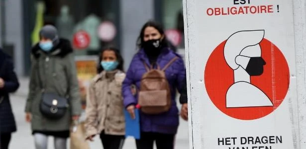 Bélgica é o país europeu mais atingido pela segunda onda de covid-19