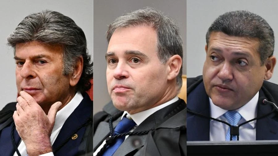 Poupados por Trump, Fux, Mendonça e Nunes votam com Moraes 70% das vezes
