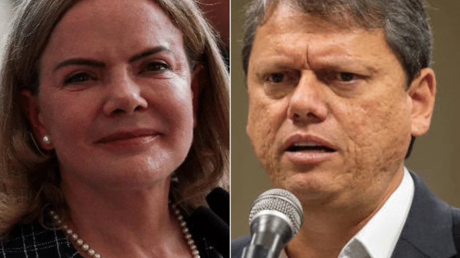 Gleisi rebate Tarcísio: 'Hora de a nação distinguir patriotas de traidores'