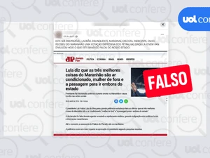 É falso que Lula fez piada com Maranhão e mulheres que moram no estado