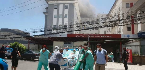 Com alerta de incêndio e menos verba, hospital no Rio pega fogo e 3 morrem