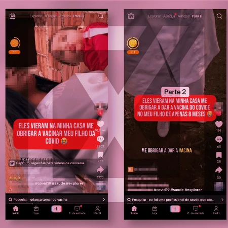 É encenação vídeo de agentes forçando mãe a vacinar filho contra Covid