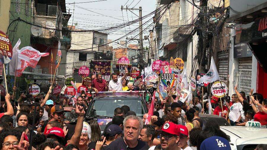 Haddad vai com Boulos ao Heliópolis, critica gestão Nunes e ataca Marçal