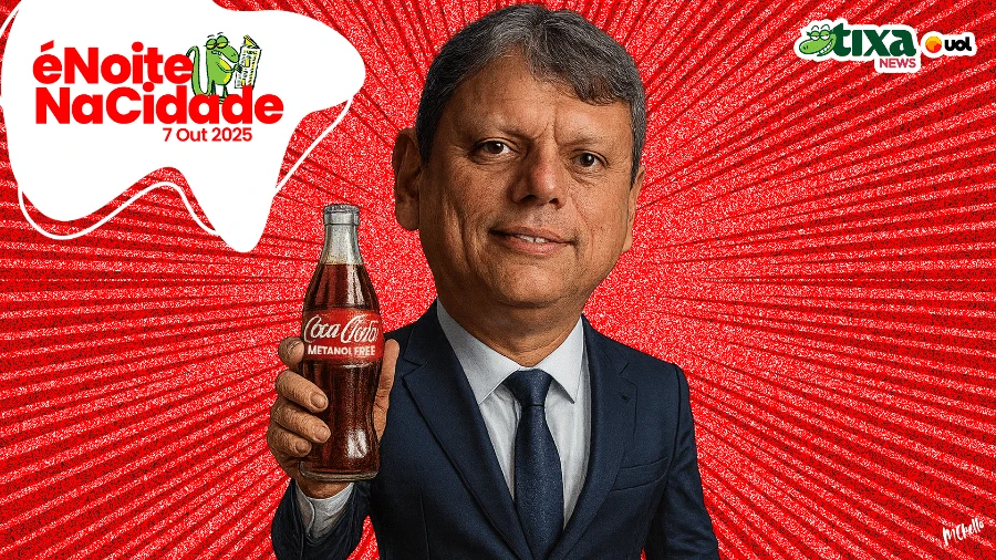 Só respira, Tarcísio! Josette Goulart e TixaNews