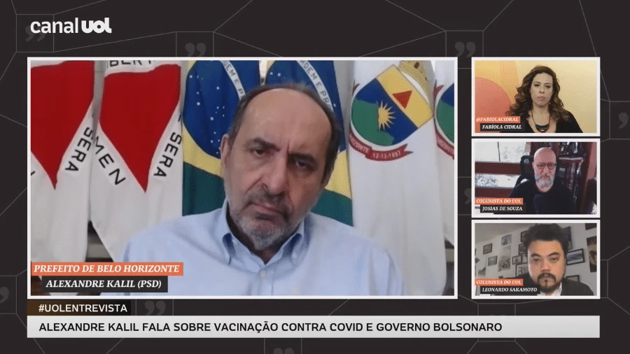 Kalil diz que Bolsonaro será multado se fizer campanha na rua em BH