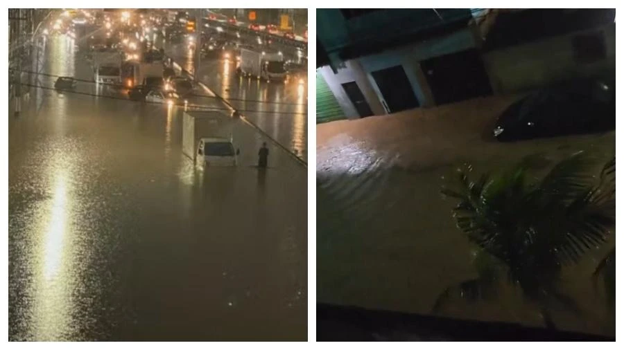 Fortes chuvas atingem capital e região metropolitana do Rio de Janeiro
