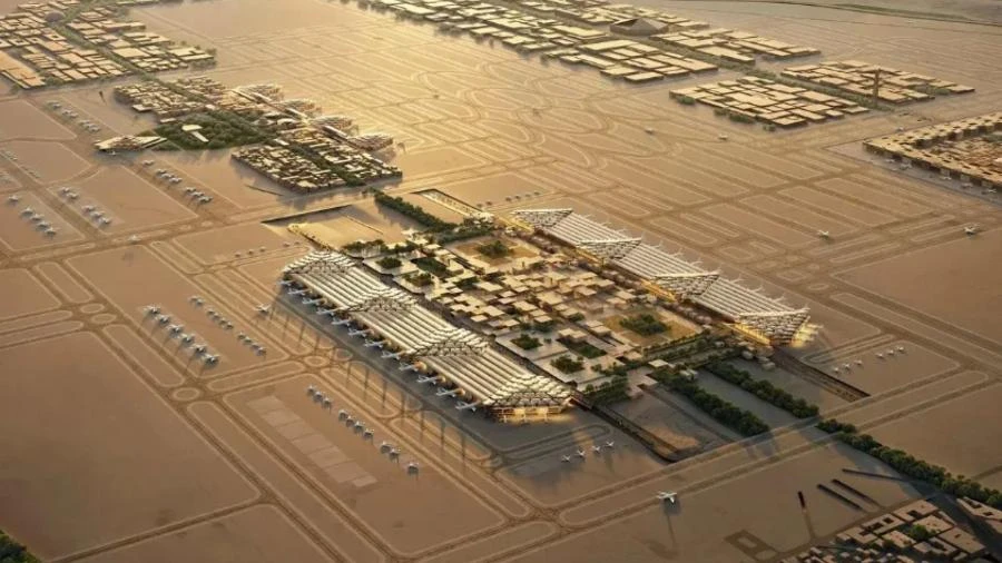 Aeroporto gigante na Arábia terá 6 pistas e quase o mesmo tamanho de Osasco