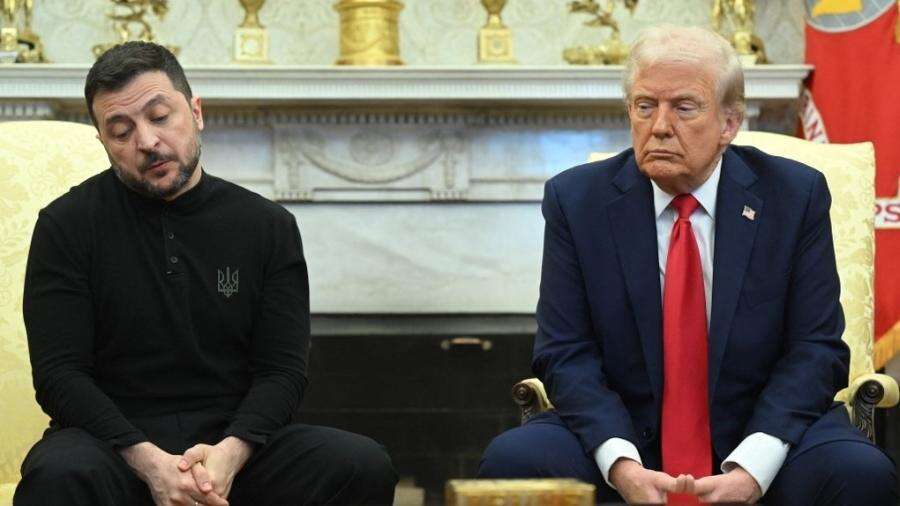 Trump e Zelensky adotam tom conciliador