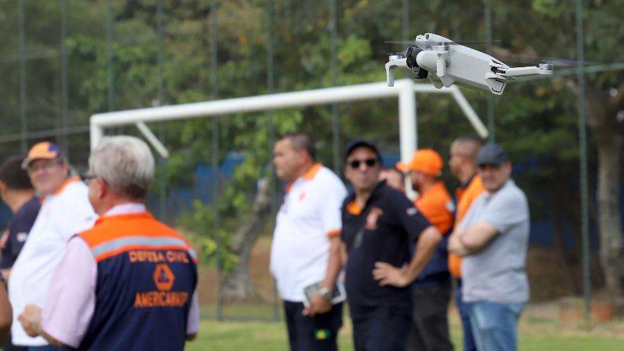 Drone usado nas enchentes do RS faz busca por desaparecida em Campinas