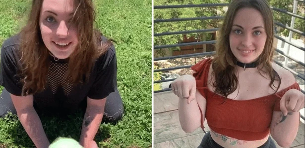 Ela ganha mais de R$ 50 mil por mês agindo como um cachorro na internet