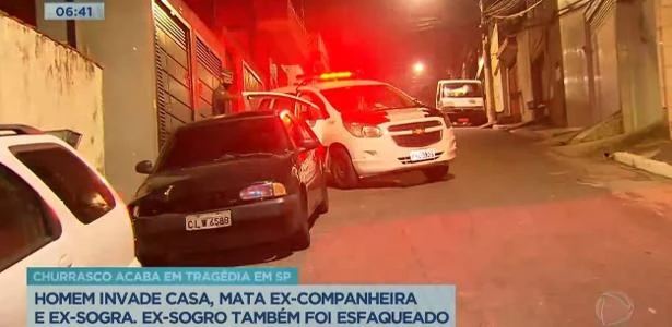 SP: Homem foge após matar ex-mulher, ex-sogra e esfaquear outras 3 pessoas