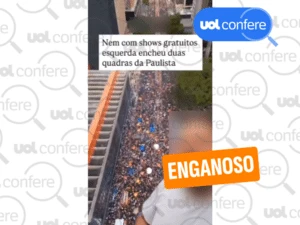 Vídeo do início de ato na Paulista é usado para dizer que protesto 'flopou'