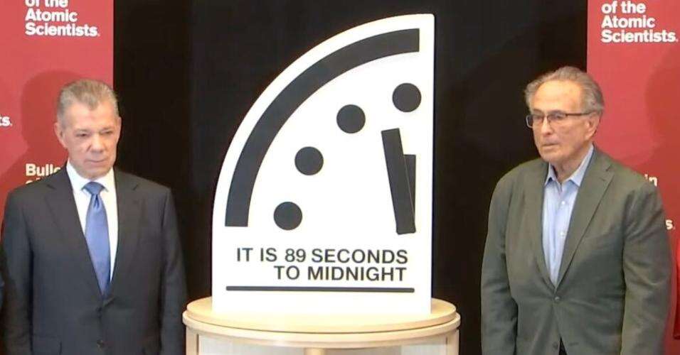 Doomsday Clock 2025 chega ao ponto mais próximo do ‘apocalipse do planeta’ já registrado em 78 anos: veja as ameaças