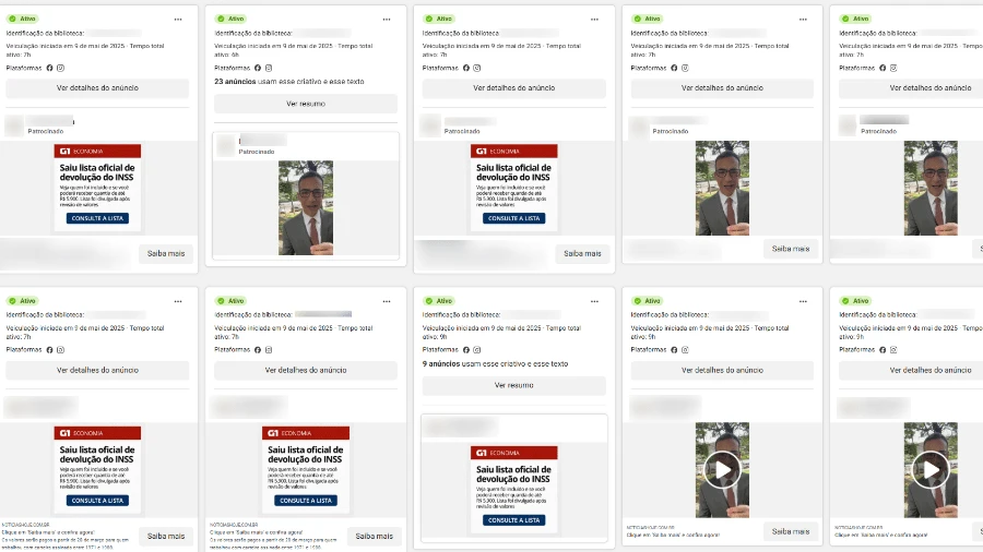 Fraude do INSS: Anúncios falsos prometem ressarcir até R$ 15 mil; é golpe