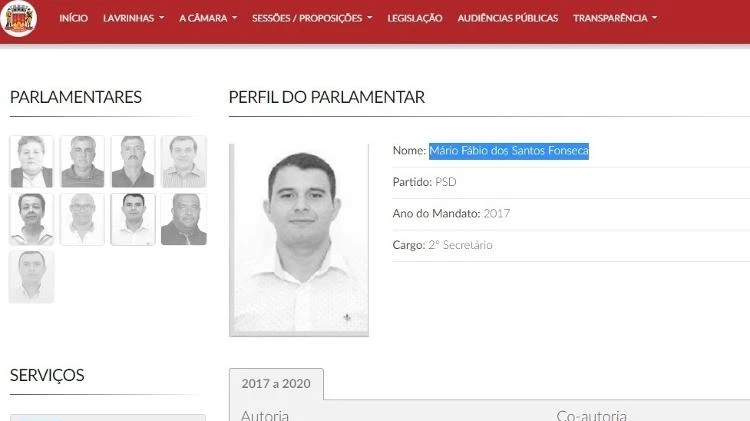 Vereador de Lavrinhas usou recurso público em casa de prostituição, diz TC