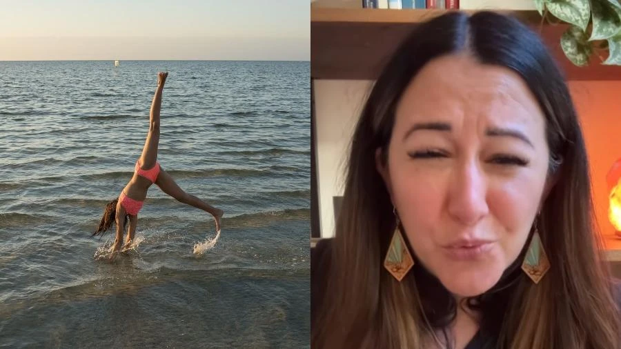 Jovem perde visão central após fazer estrelinhas na praia; entenda por que