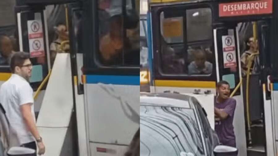 Homem é impedido de transportar geladeira em ônibus no RJ: 'Ainda xinga'