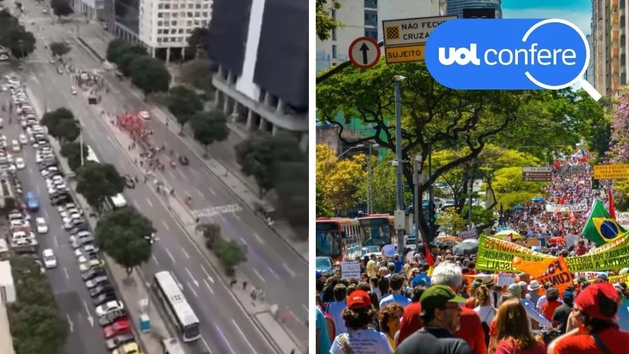 Posts de opositores e governistas desinformam sobre atos contra Bolsonaro