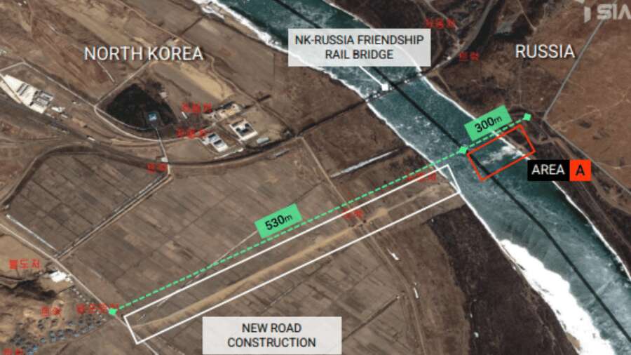 Satélite flagrou: o que se sabe sobre ponte entre Coreia do Norte e Rússia