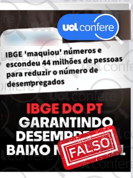 IBGE não manipulou dados para reduzir taxa de desemprego no Brasil