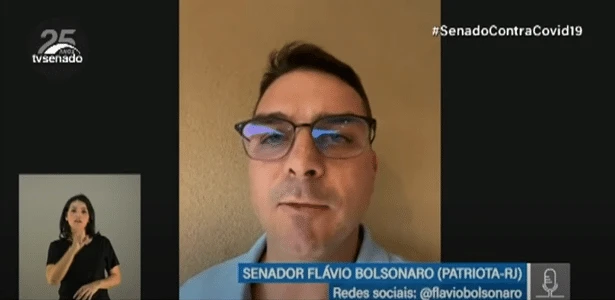 Na CPI, Flávio Bolsonaro acusa Calheiros de perseguir “amigos” e advogados