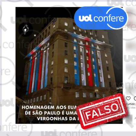Prefeitura de SP homenageou França, e não EUA, com iluminação em prédio