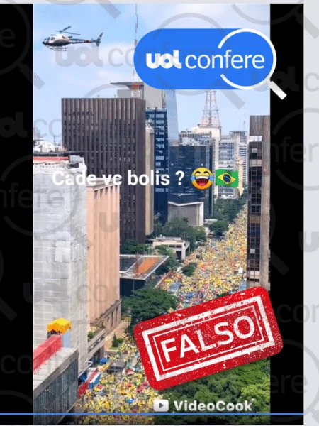 Vídeo é de ato bolsonarista em 2024, e não do último domingo