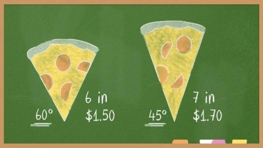 Desafio de matemática: qual fatia de pizza escolher?