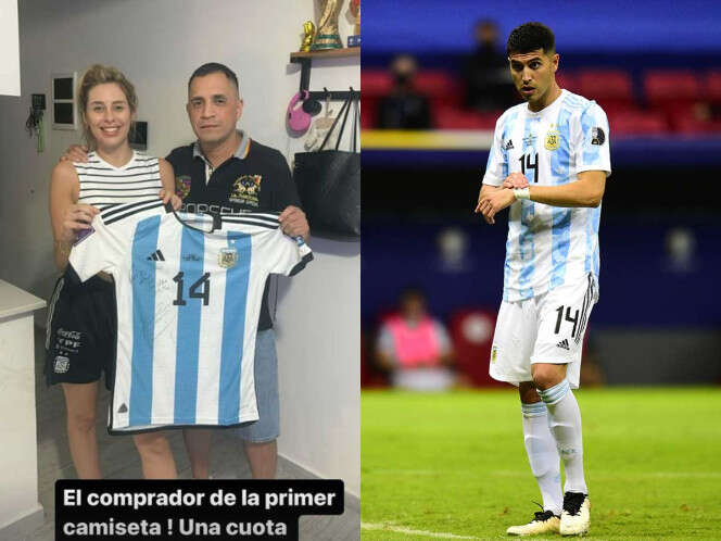 Exesposa de jugador recibe amenazas; vendió playera de Argentina