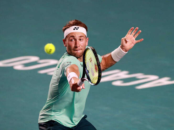 Lista la final en el Abierto Mexicano de Tenis: Casper Ruud contra Miñaur