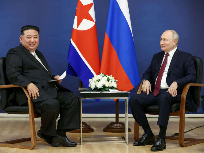 Vladimir Putin regala automóvil a Kim Jong Un