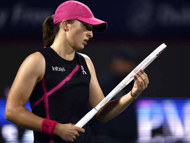 Iga Swiatek cae por sorpresa en semifinales del WTA 1000 de Dubai