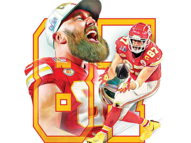 Retrato hablado: Travis Kelce en la cima del mundo