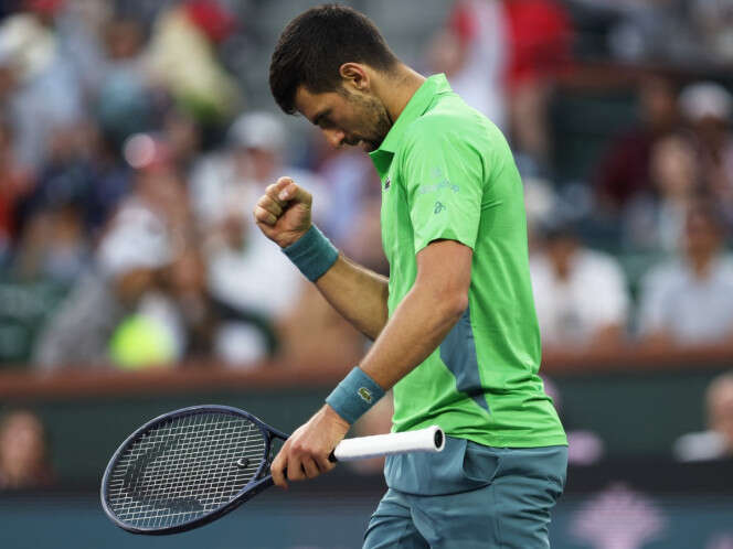 Djokovic celebra victoria 400 en torneos de Masters 1000