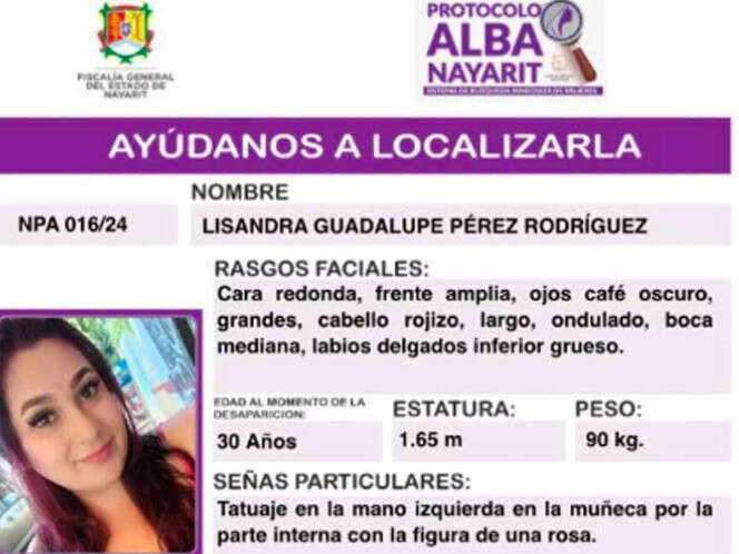 Activan Protocolo Ambar para localizar a Lisandra Guadalupe; está a días de dar a luz